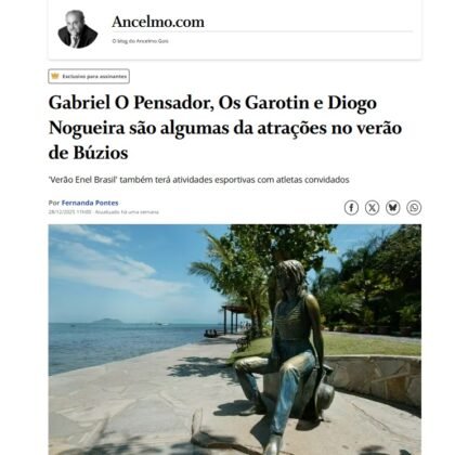 ANCELMO GOIS(O GLOBO) PARA VERÃO ENEL BRASIL