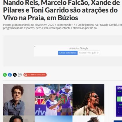 JORNAL O DIA PARA VIVO NA PRAIA
