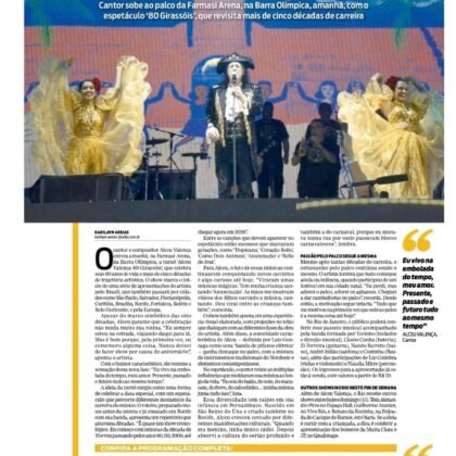 O DIA PARA ALCEU VALENÇA 80 GIRASSÓIS